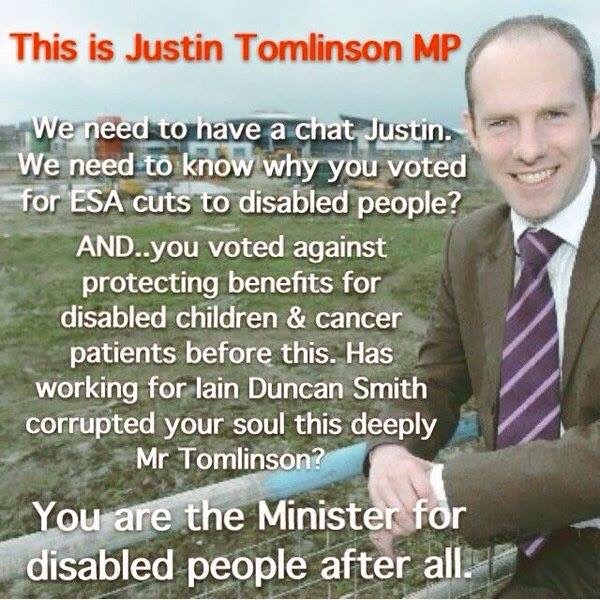 Justin Tomlinson - Minister for Disabled People